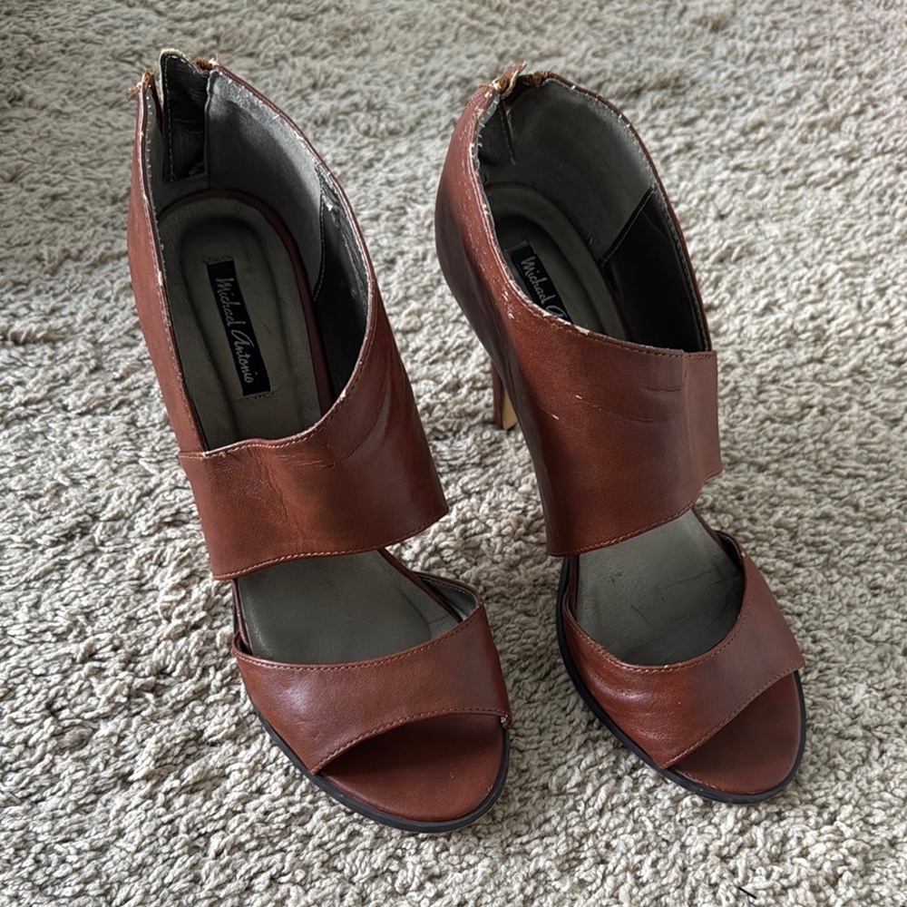 LAST ACT | Michael Antonio Brown High-Heeled Sandals